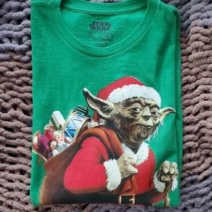 Star Wars Yoda Christmas Graphic Tee